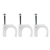 Volda Round Steel Nail Cable Clips