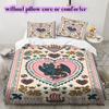 Train Dragon Anime World Duvet Cover,3 Piece Printed Cartoon Set,Cool Trendy Bedroom Comforter Cover Bedding Set_LIAN