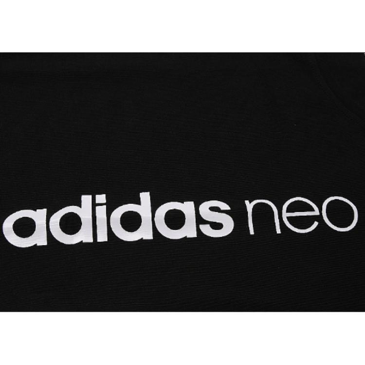 Adidas Нео повседневное удобное платье средней длины с коротким