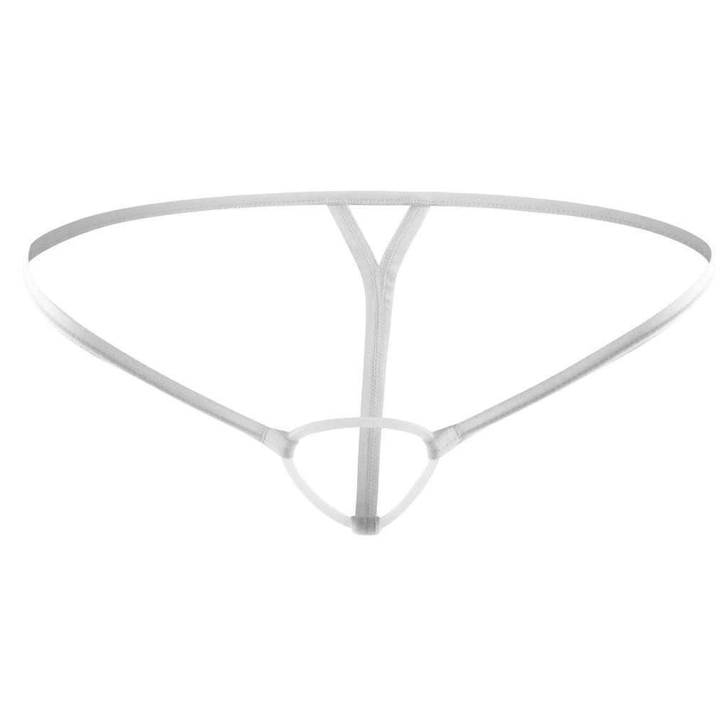 Herren String Tanga Sexy Unterwäsche Erotische Dessous Penis Silikon Cockring Tanga G-String Bikini T-Rücken homme Unterhose