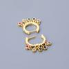 ANENJERY New Colored Zircon Tassel Hoop Earring for Women Girl's Fashion Jewelry Earrings