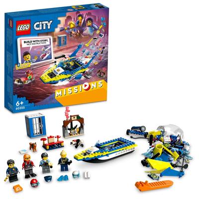 LEGO City Su Polisi Görevi 60355, Oyuncak Bloklar, Polis İçin Hediye, Kurtarma, Erkek ve Kız Çocukları, 6 Yaş ve Üzeri