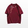 Fat MM cotton design short-sleeved t-shirt women's new summer American high street half-sleeved loose chic top