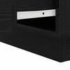 Nightstand Black Oak Look 39 x 34.5 x 50 cm Engineered Wood