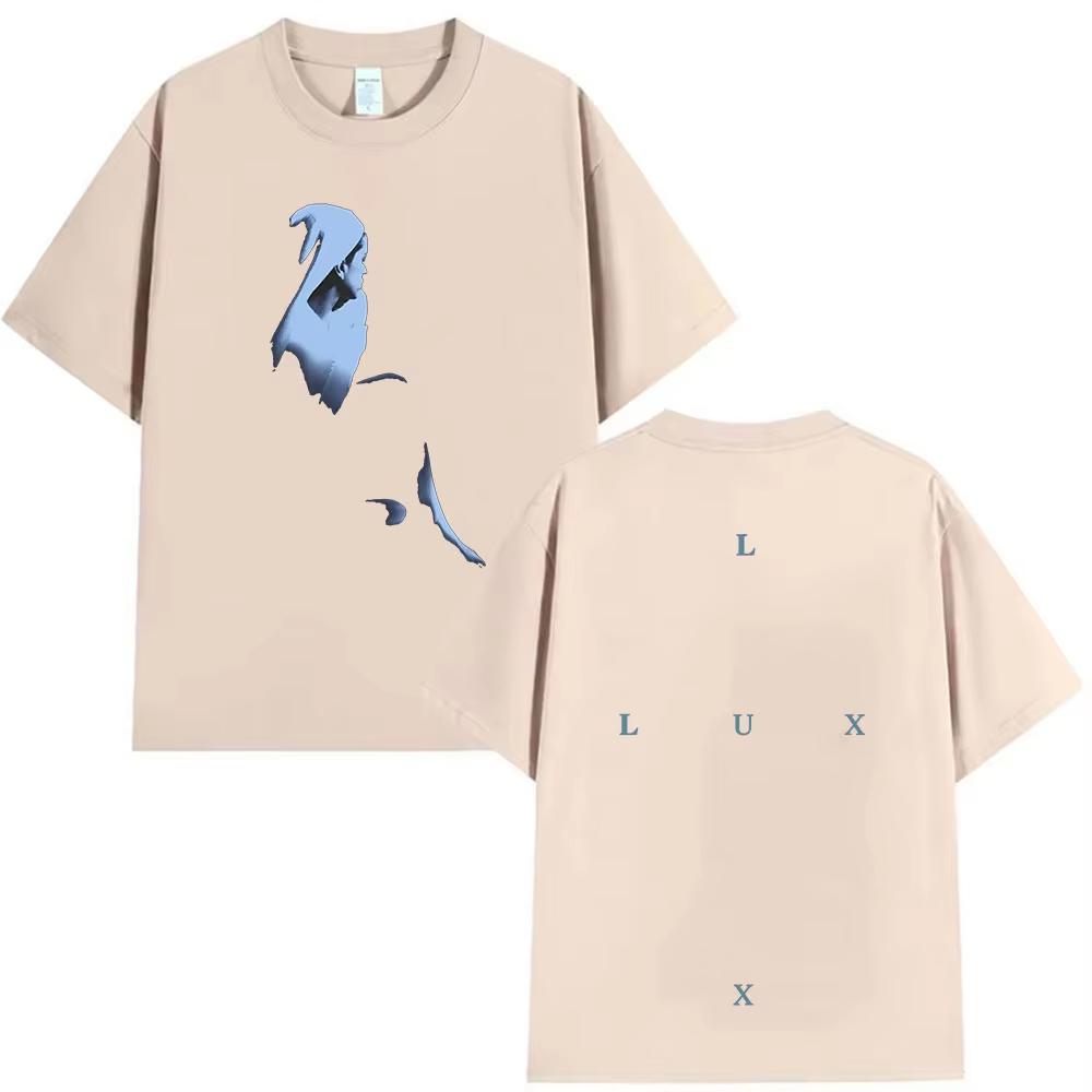 Rapper Rosalia Lux Tour 2026 Album Print T Shirt Men Women Hip Hop Gothic Short Sleeve Tshirt Vintage Aesthetic Cotton TShirts