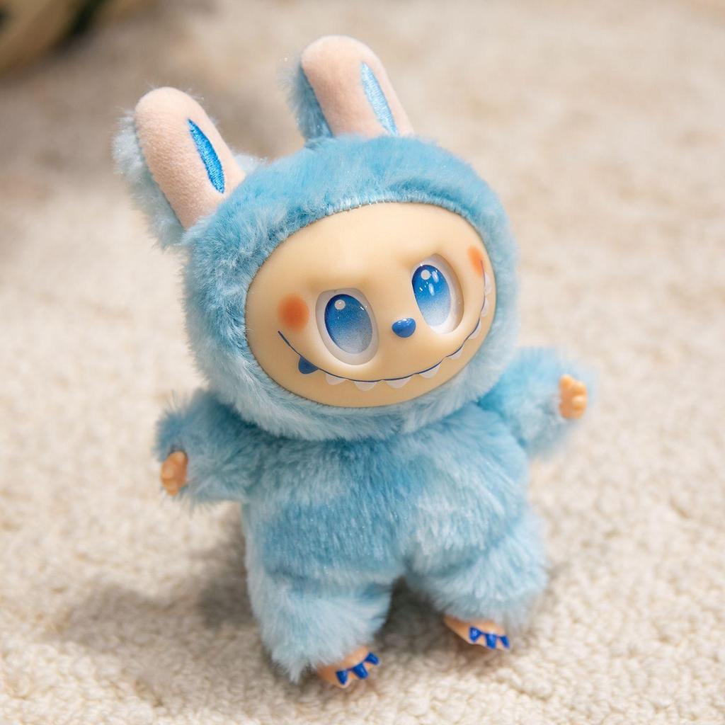 Popular Labubu Plush Keychains Trendy Play Rabub Soft Short Plush LABUBU Doll Toy Cute Cartoon Pendant for Schoolbag Handbag Car