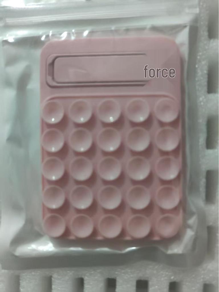 Silicone Suction Cup Phone Stand & Holder - Universal Folding Back Sticker.