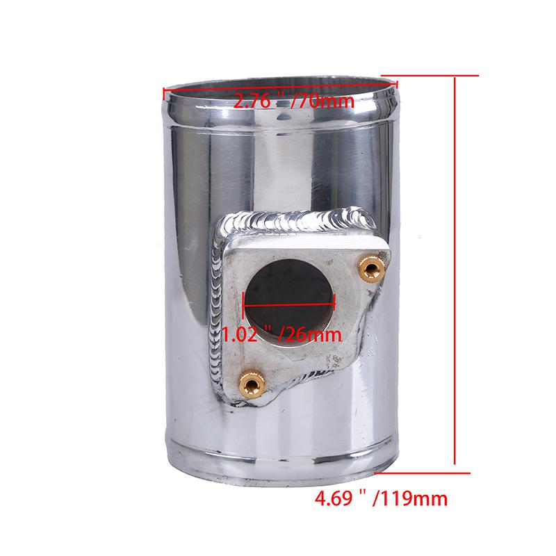 

76мм/70мм/63мм Сріблястий Адаптер Датчика Потоку Повітря Основа Кріплення Вимірювача Впуску Адаптер Потоку Повітря Для Автомобіля Авто Вантажівки Аксесуари Універсальний