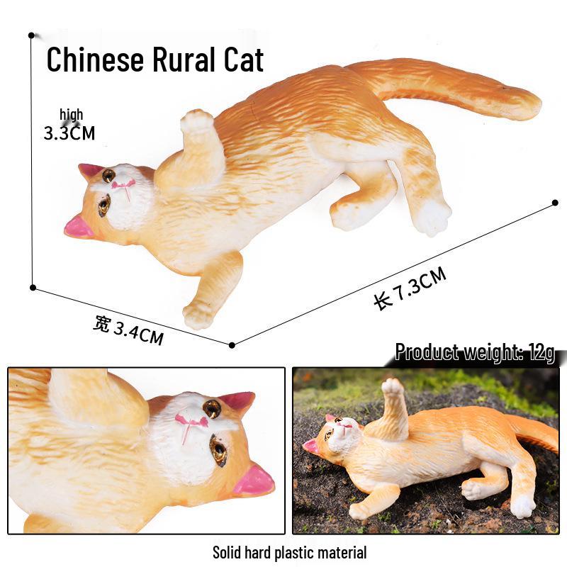 Mini Farm Animal Figurines: Chicken, Duck, Goose, Pig, Dog, Cat, Horse, Sheep