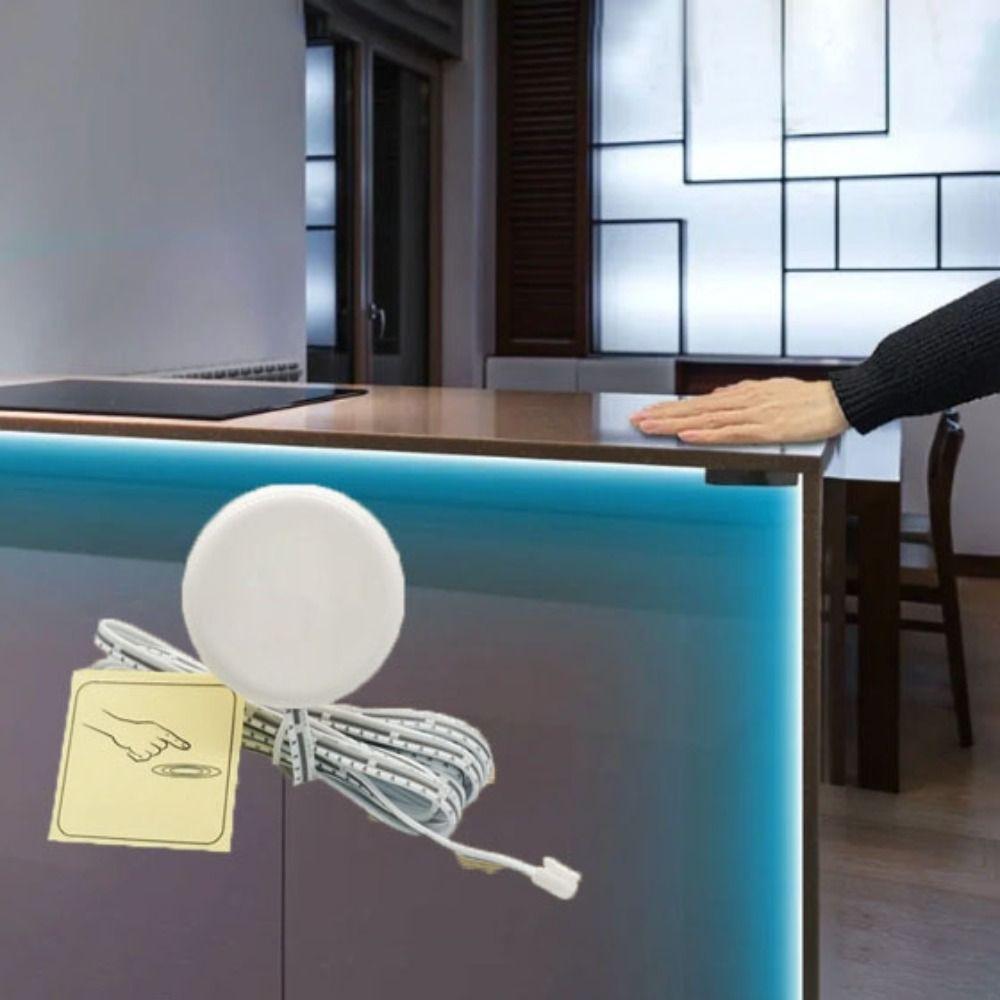 Capacitive Touch Dimmer Switch Wooden Panel Motion Sensor Switch Dual Door Sensor  LED Control