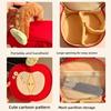 Portable Fruit Makeup Bag Velvet Cute Handbag Cartoon Travel Cosmetic Bag  Travel