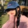 Adjustable Letter Embroidery Hat Casual Peaked Cap New Denim Baseball Caps  for Teenagers