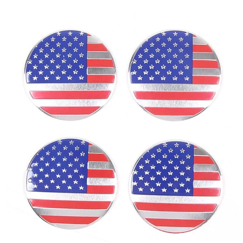 

For Ford Maverick -2025 Aluminum Alloy Blue Car Wheel Center Cover Stickers Hub Cap Trim Sticker Car Accessories(56MM) синий