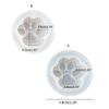 Lovely Cat Paw Charm Silicone Mold Frosted Texture/Crystal DIY Craft Epoxy Resin Molds Pendant Jewelry Tools Accessory