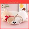 Oreiller Peluche Ours Polaire Avec Écharpe Pour Enfants Compagnon du Coucher des Enfants Jouet Doux Amusant