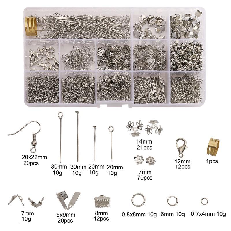 DIY Jewelry Accessories, Earrings, Ear Hooks, Bracelets, Necklaces, Handmade Bead Materials, Tool Sets