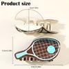 Creative Tennis Shark Hair Clip Tennis Racket Shape Hair Accessory Cute Hair Claw  for Women Girls