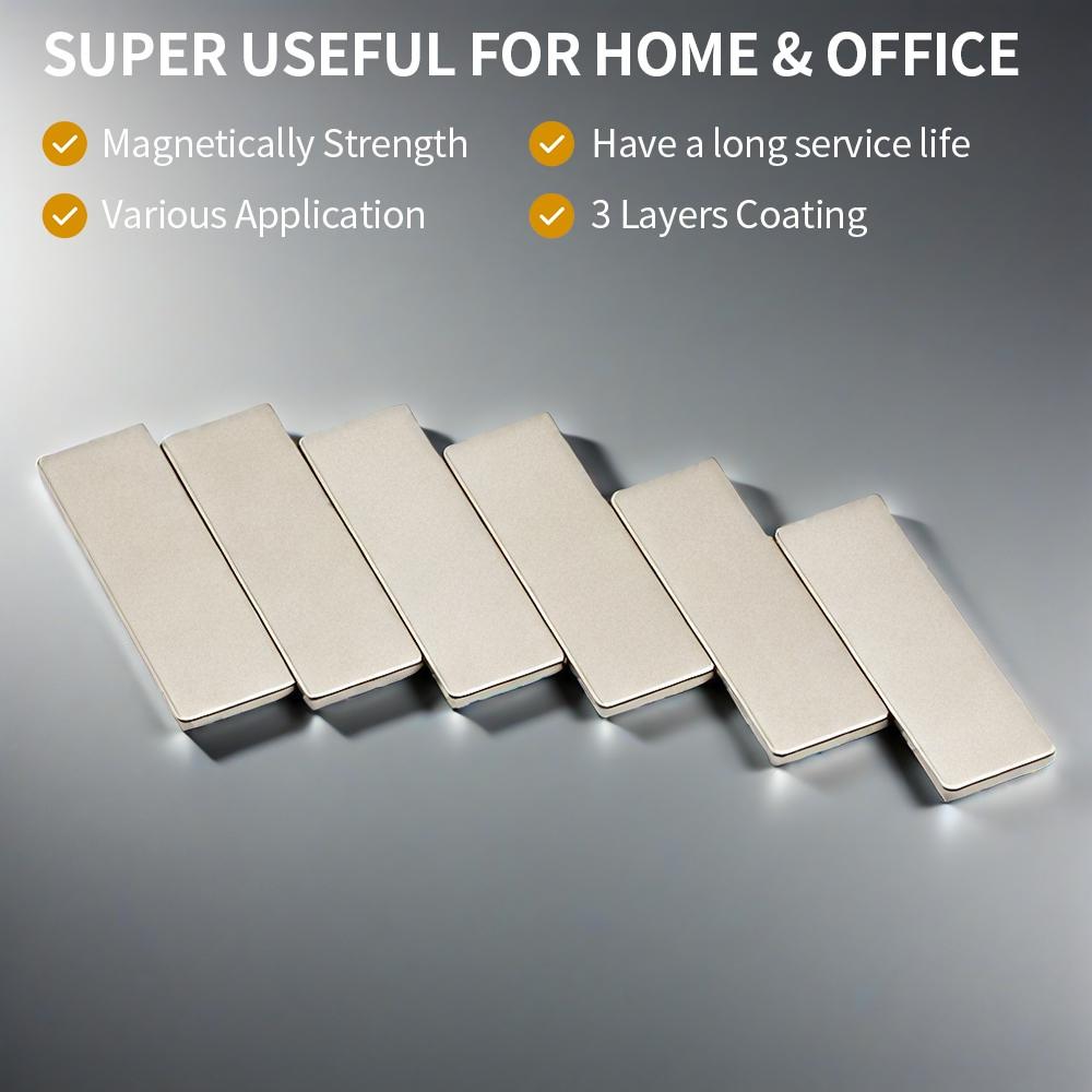 30X10X2MM imans Block Refrigerator magnets for Office Whiteboard Suitable Tools Home Workplace, Etc 30*10*2