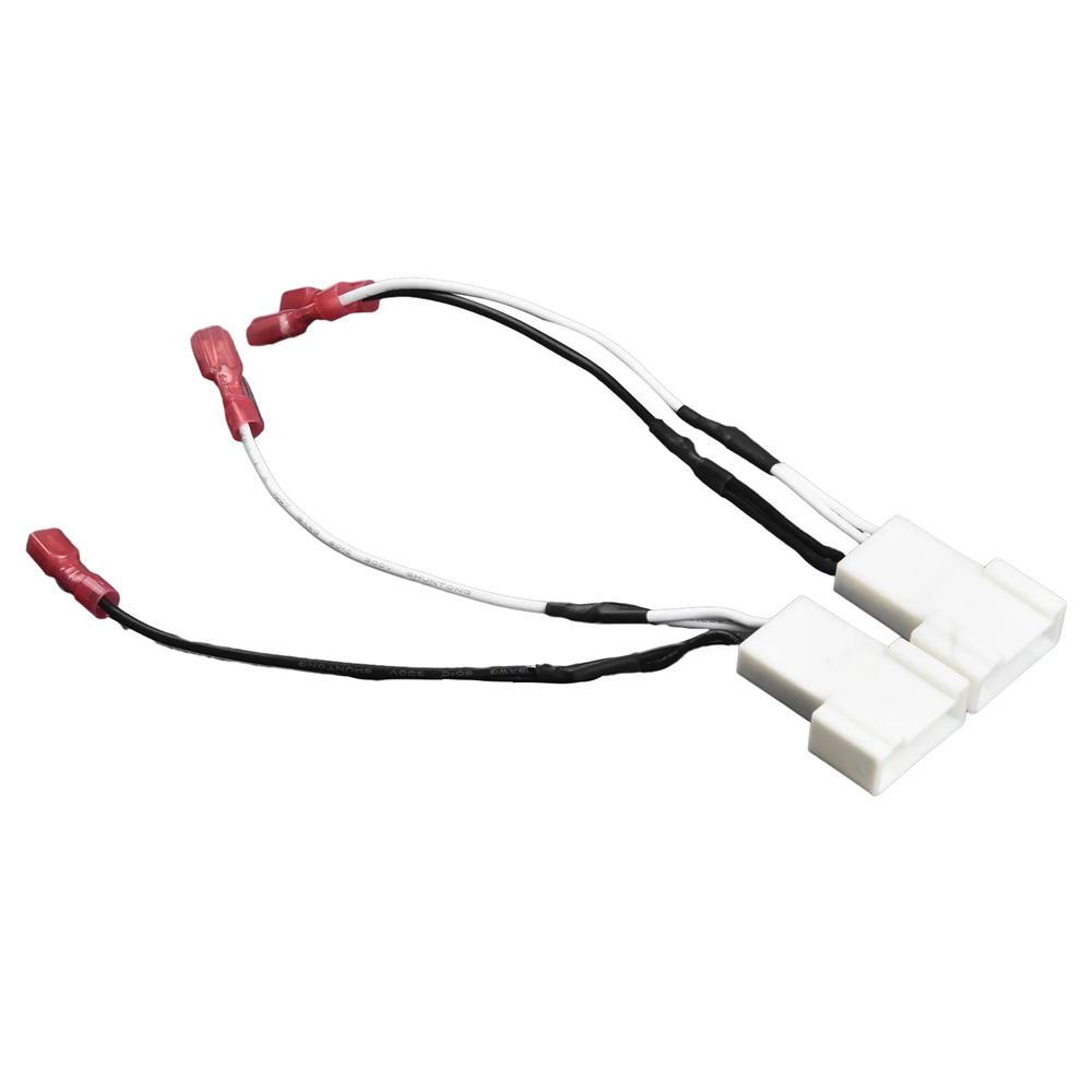 2x For Toyota Tacoma Subaru Tweeter Harness Adapter 4Pin Dash Front Speaker Wire