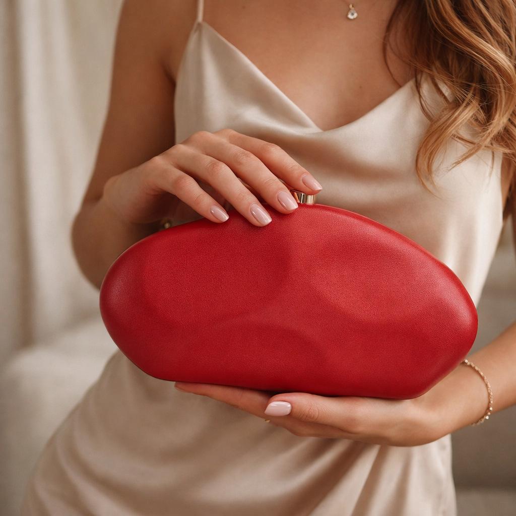 

Women S Shoulder Oblique Span Bag, Special-Shaped Car Boy Snake Pattern Acrylic Bag, Fashion Dinner Clutch Bag красный