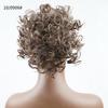 Kurze Pferdeschwanz-Perücke für Damen, gewellt, lockig, Verlängerungsperücken, Hochtemperatur-natürliches Aussehen, Seidenhaar, langlebig, flauschig