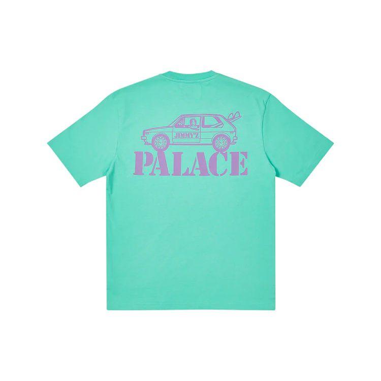 Palace Jimmyz Washed T-Shirt Mint Unisex Tops Green P22JZTS001