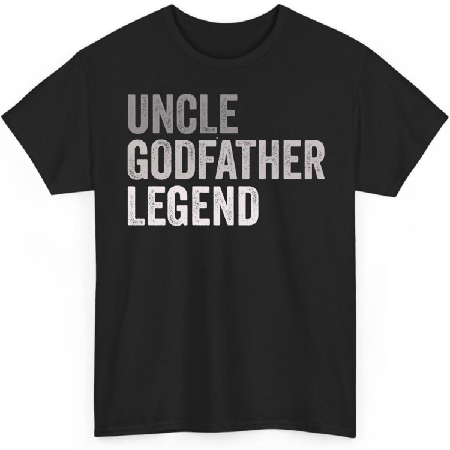 

Uncle Godfather Legend Uncle Family Baptism Unisex Shirt Gift Men Women XXXXXL різнокольоровий