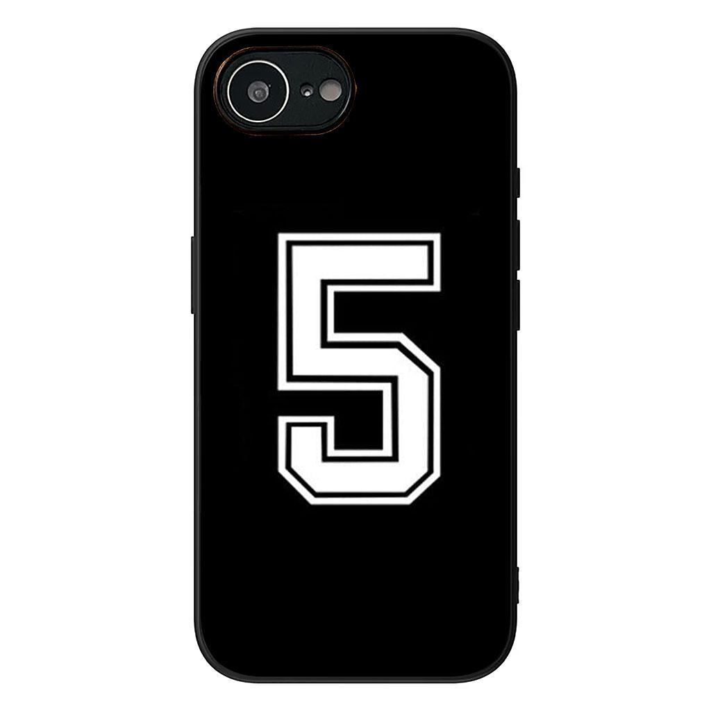 Football No 5 Soccer No5 Number Phone Cover Case for Xiaomi Redmi Note 15 11 9 10 Pro Plus A5 9A 9T 10A 10C 9C NFC 15C 8T Casing