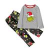 Cartoon Letters Print Family Matching Long Sleeved Parent-child Suit Home Clothes Suit Fall