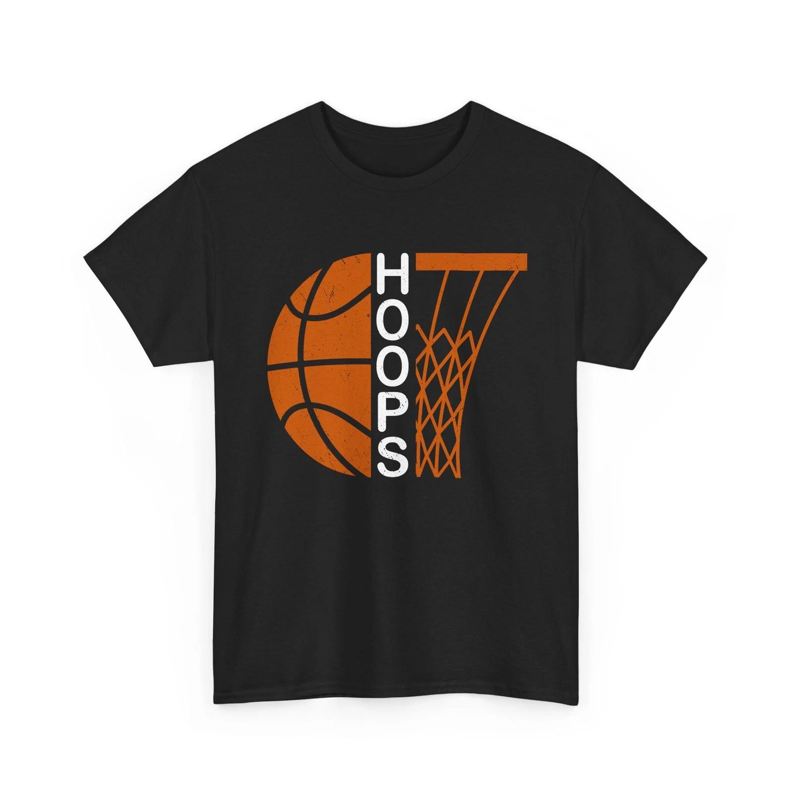 Hoops Basketball Shirt, Basketball Player Sports Lovers Women Men Shirt XL