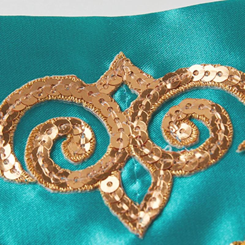 Kids Girls Silky Tassel Waistband Harem Dance Pants Arabian Princess Belly Dance Costume Indian Bollywood Ballroom Dress Up