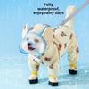 Windproof Dog Rain Cloak Cartoon Four Leg Raincoat Stylish Small Dog Clothes  Cats