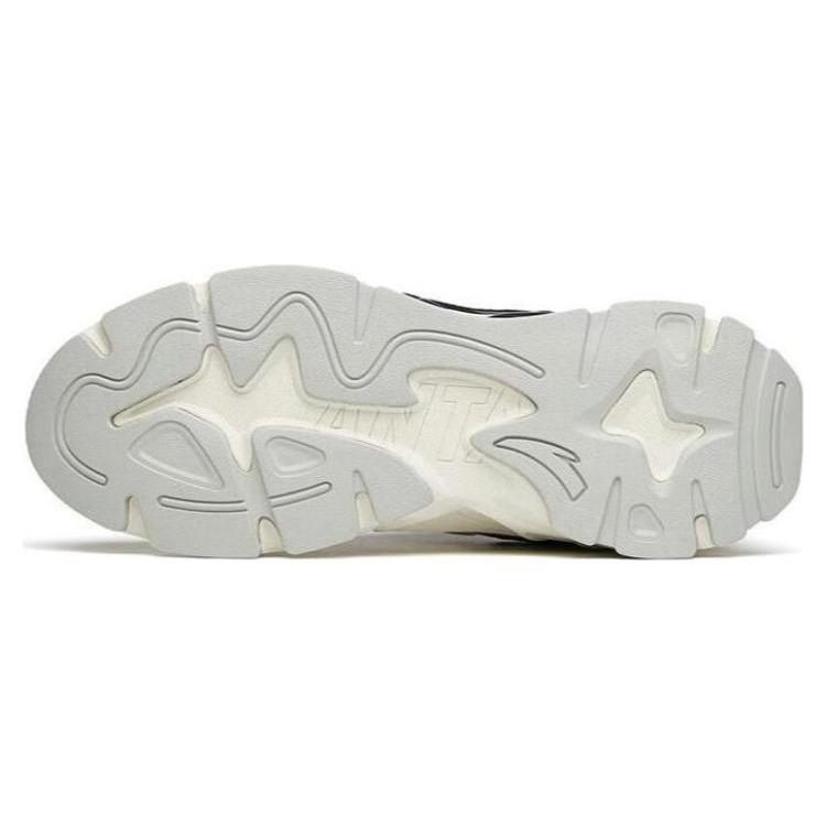 New Anta Cushioning Anti Slip And Wear Resistant Low Top Sports Casual Shoes White Red 112148982-1
