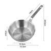 Mini Frying Pan 316 Stainless Steel Omelet Pan Frypan Pot Fried Eggs Sauce Pan Mini Skillet For Butter Kitchen Cookware