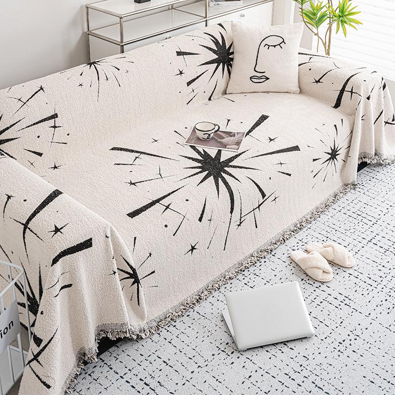 Winter Plüsch Sofabezug Stoff Einteilig Universal All-inclusive Sofakissen Verdickt Rutschfest Sofabezug Vollständige Abdeckung Decke