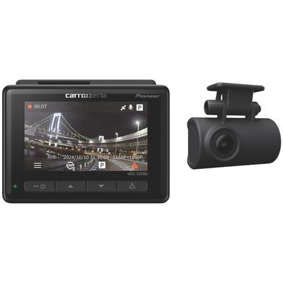 Pioneer Drive Recorder 2 ön ve arka milyon piksel milyon piksel microSD ile donatılmış 4K park izleme 3 inç 3 yıllık kompakt Carrozzeria