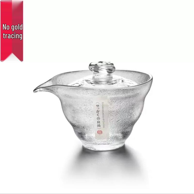 Frosted Glass Kung Fu Tea Gaiwan Set