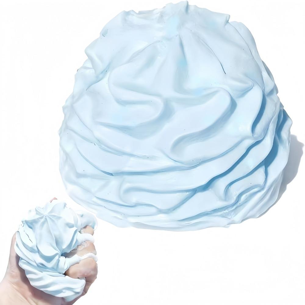 Hand Relax Cream Roll Squeeze Toy Slow Rebound Cake Slow Rising Toy Birthday Gift синий