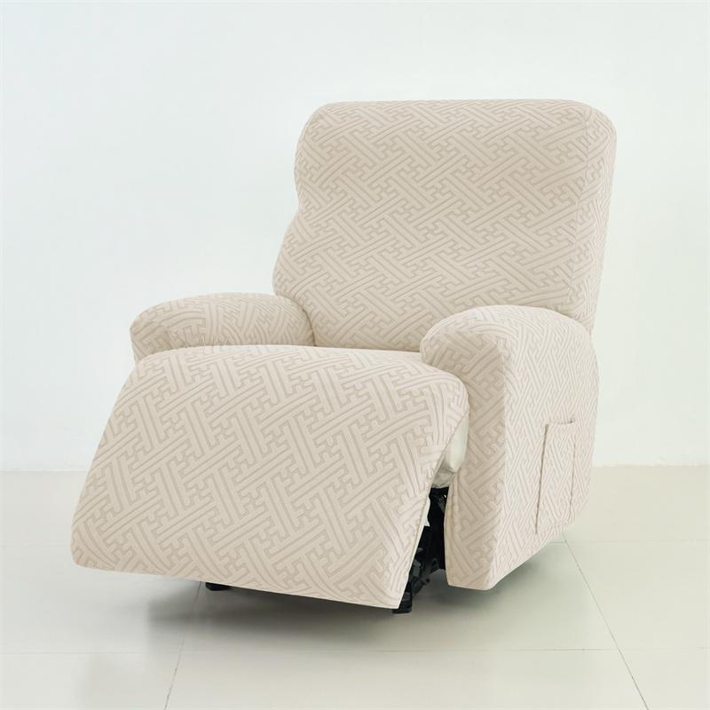 Split Recliner Sofa Covers Stretch Single Seater Reclining Couch Cover Slipcover for Living Room Relax Elastic Armchair Cover
