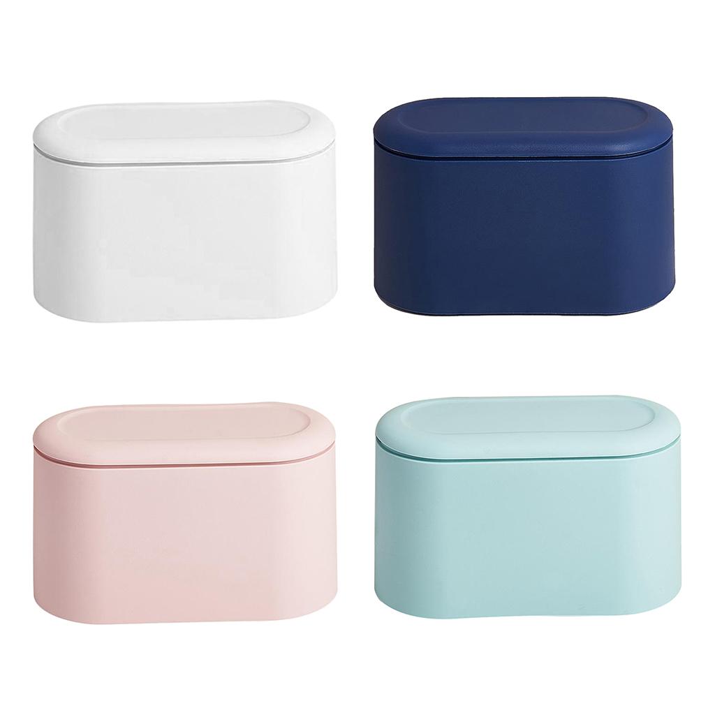 Plastic Desk Mini Trash Can Home Hotel Office Recycling Bin Paper Basket