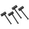 4 STÜCKE Metall E-Gitarren Brücke Sattel 4 Saiten Bass Drucksattel Ersatz Schwarz