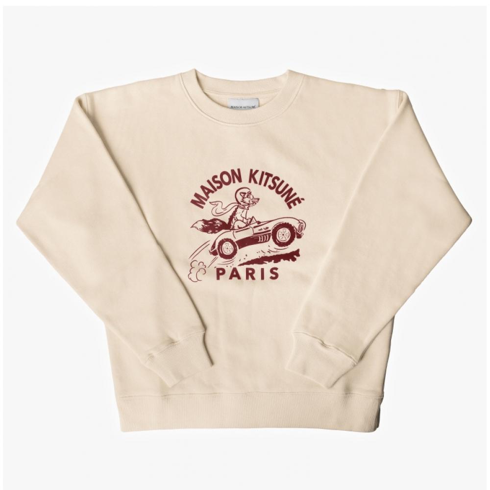 MaiSon KitSune Mw00305km0307 P705 Racing Fox Print Women S SweatShirt