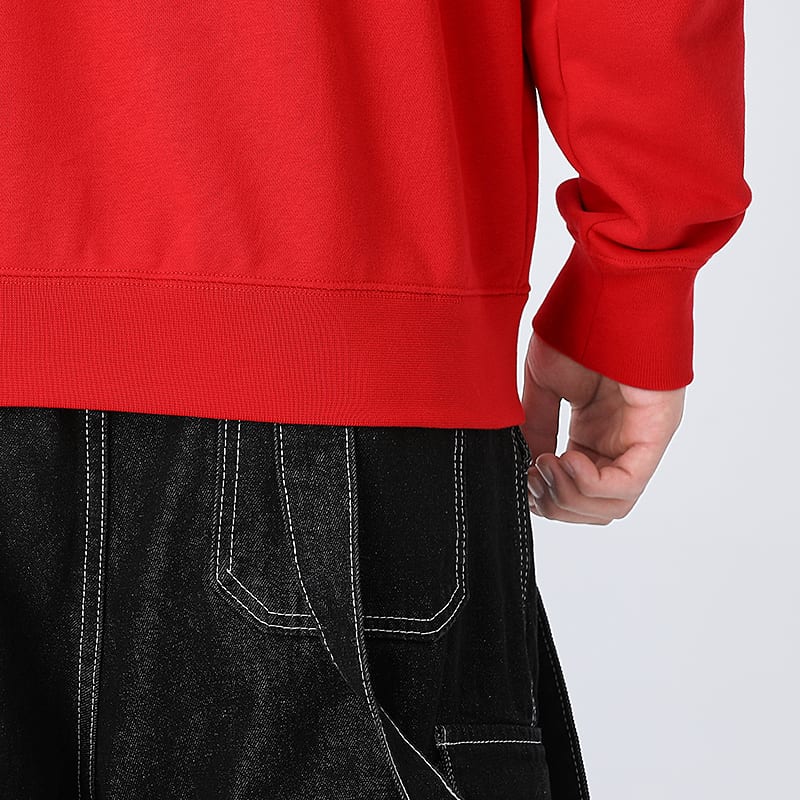 Nike Sweatshirts Men's University Red Crew Neck Moderate Regular CU4035-657