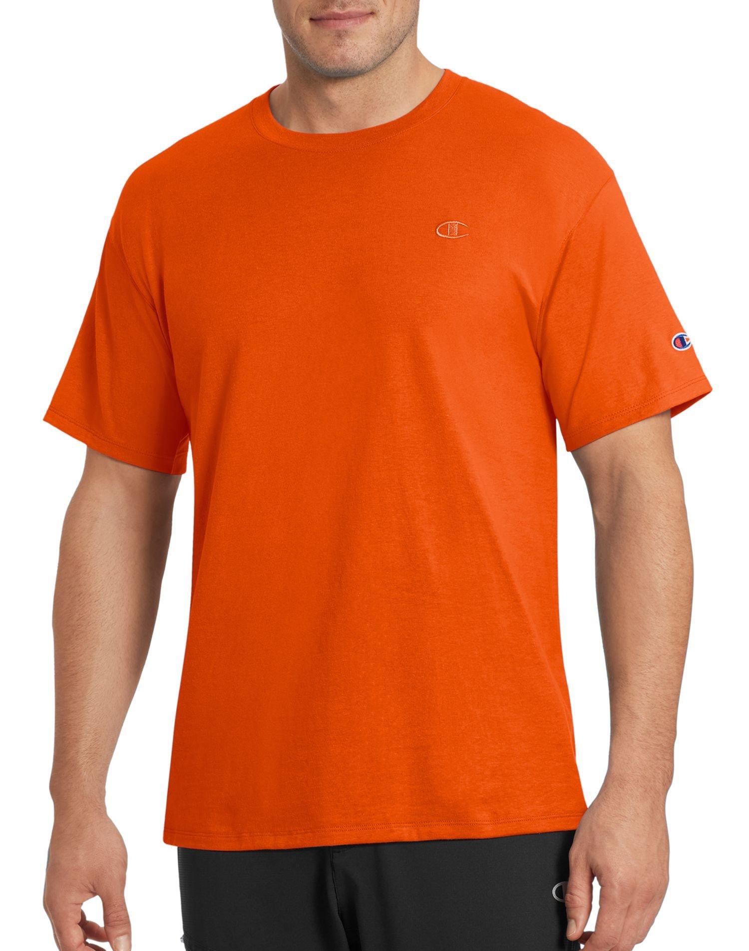 

Champion Classic Jersey US Orange Men s T-Shirt, Size Small, Color