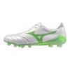 Mizuno Morelia Neo 4 Giappone Comode Antiscivolo Resistenti Scarpe da Calcio Unisex Scarpe da Calcio Bianco Verde P1GA253037