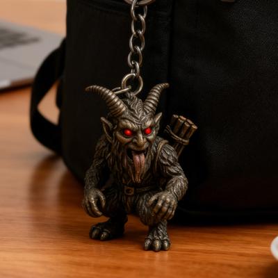 Κραμπους Μπρελόκ Vintage Σκαλιστό Τέρατο Τρόμου Δαίμονας Μπρελόκ Διακόσμηση Κρεμαστή για Σακίδιο Σχολικής Τσάντας Γούρι για Τσάντα Κρεμαστό για Πορτοφόλι