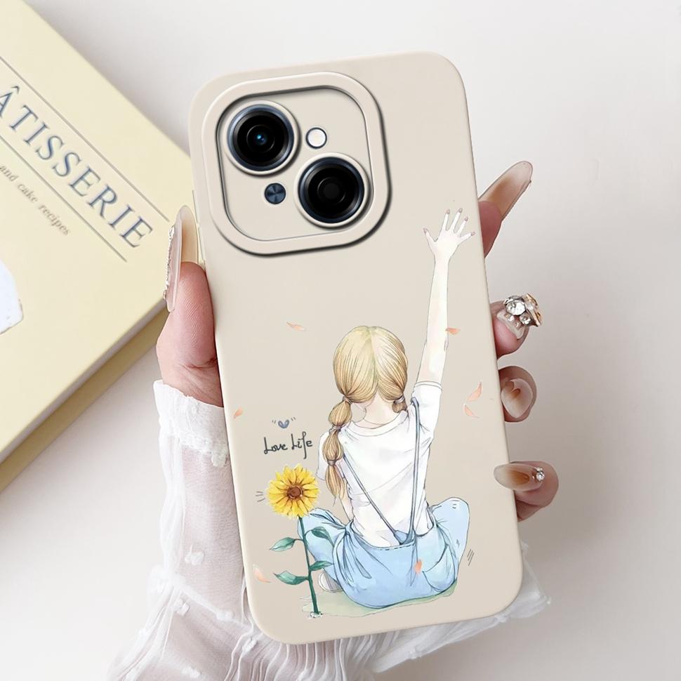 For Tecno Spark Go 1 Case Go1 Cute Cartoon Cover Soft Silicone Fundas Phone Case For Tecno SparkGo Spark Go 2025 Back Cover Capa