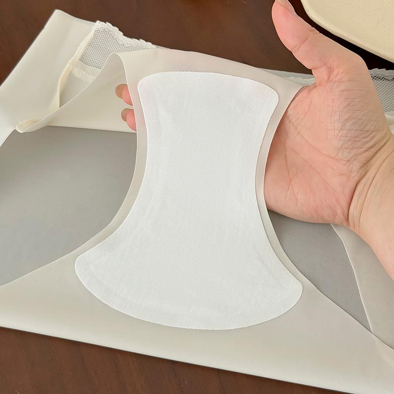 Ladies Summer Lace Waist Head Splicing Light Transparent No Trace Naked Sense 10A Antibacterial Crotch Waist Triangle Briefs