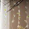Wind Chimes Style Decor Glass Vase Strings Hanging Vase With Bottle Jelly Glass Bottle String Decoration Pendant