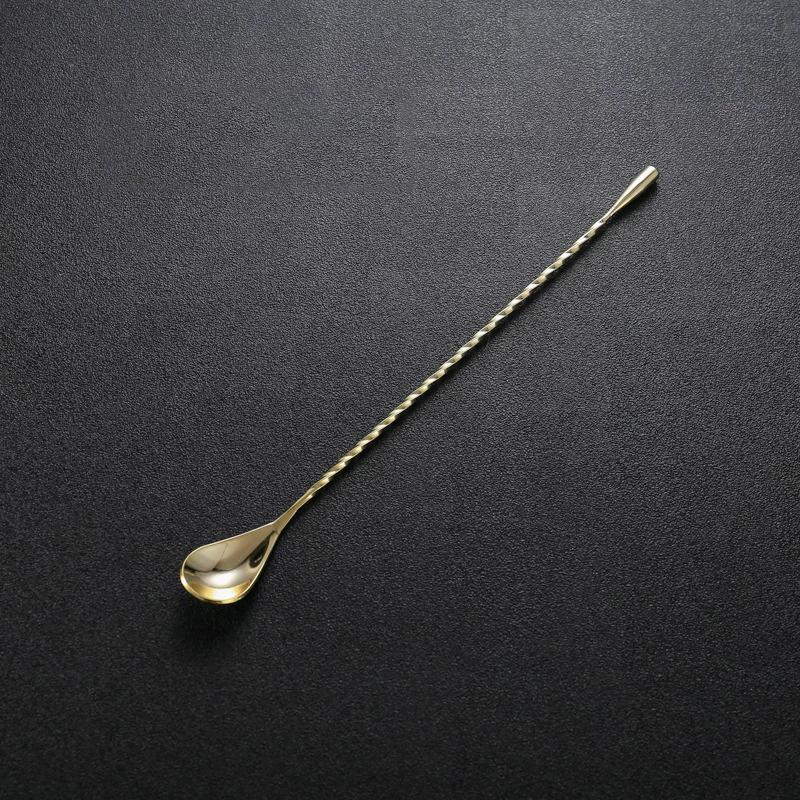 Agitatoare de cocktail cu mâner lung Barman Mixing Stick Linguri Oțel inoxidabil Barman Kit Accesorii Whisky Shaker Bar Bucătărie